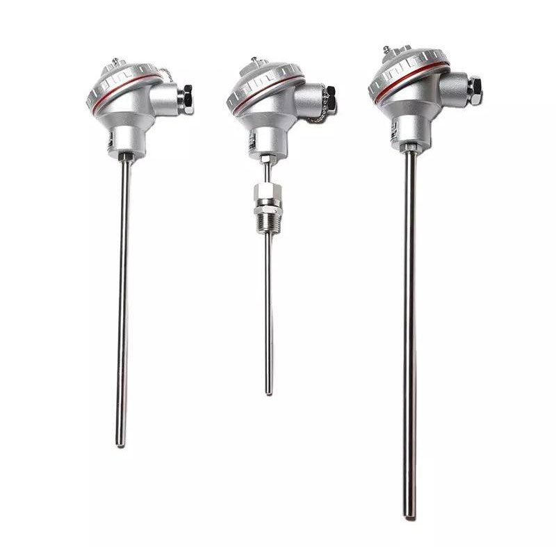 Sensor Suhu Tinggi Premium Termokopel Baja Tahan Karat Tipe K PT100