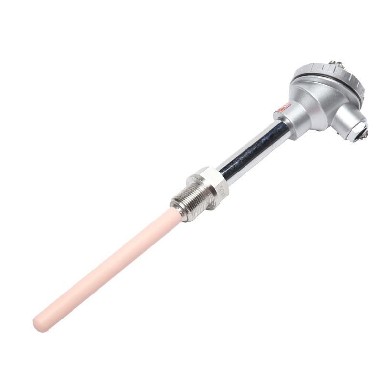 Diameter kawat 0,2–0,4 mm Tipe S/B/R probe sensor suhu tinggi tungku termokopel platinum-rhodium untuk logam cair
