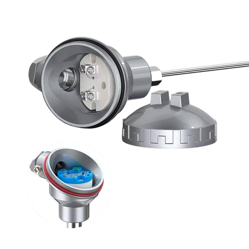 Sensor tungku industri suhu tinggi Probe baja tahan karat 1200°C Sensor termokopel tipe K