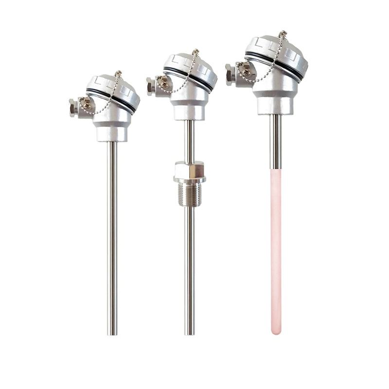 Diameter kawat 0,2–0,4 mm Tipe S/B/R probe sensor suhu tinggi tungku termokopel platinum-rhodium untuk logam cair