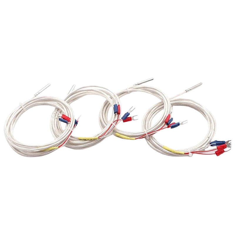 Sensor suhu RTD PT100 industri termistor platinum 3 kawat probe termokopel 50mm