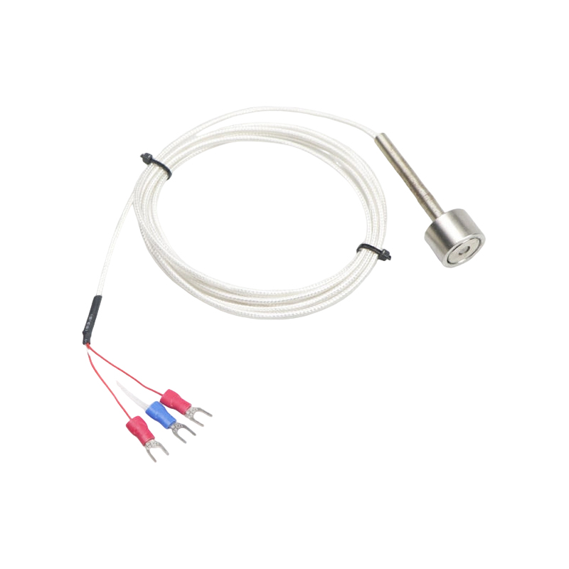 Sensor suhu PT100K magnetik dengan termometer resistensi platinum bermagnet (RTD) Daya tarik magnet yang kuat untuk termokopel