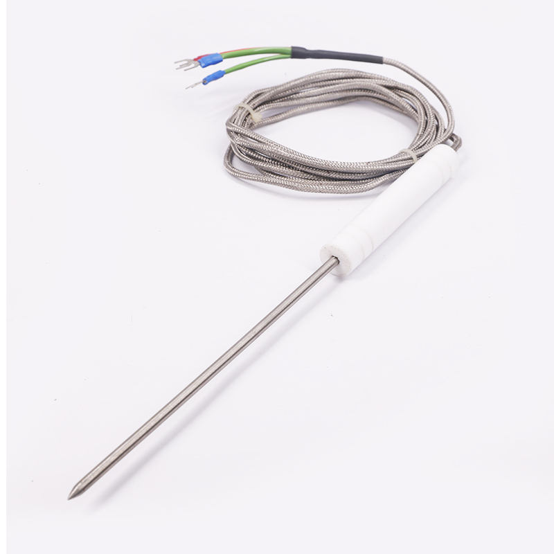 PT1000 PT100 NTC Sensor Suhu Probe Food Grade Termokopel Probe Baja Tahan Karat untuk Daging Barbekyu dan Oven
