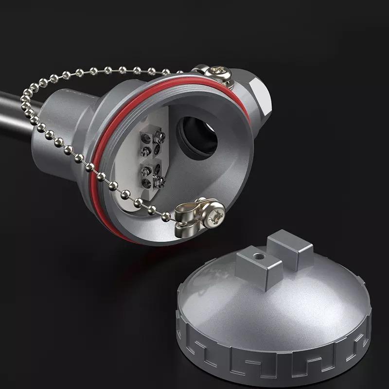 Sensor tungku industri suhu tinggi Probe baja tahan karat 1200°C Sensor termokopel tipe K