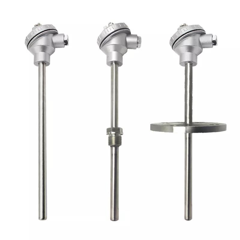Sensor tungku industri suhu tinggi Probe baja tahan karat 1200°C Sensor termokopel tipe K