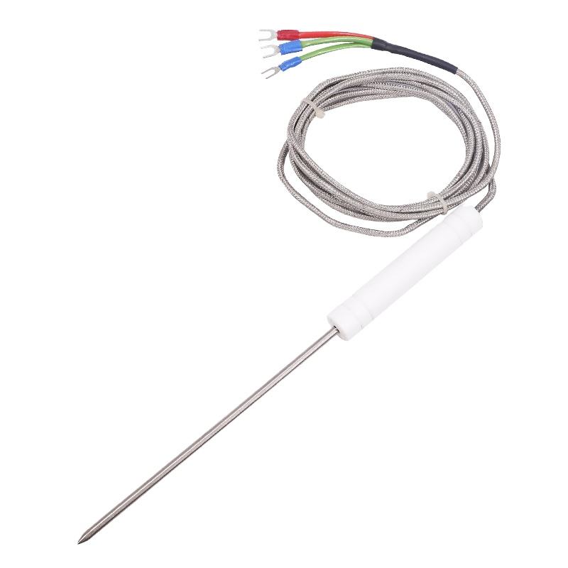 PT1000 PT100 NTC Sensor Suhu Probe Food Grade Termokopel Probe Baja Tahan Karat untuk Daging Barbekyu dan Oven