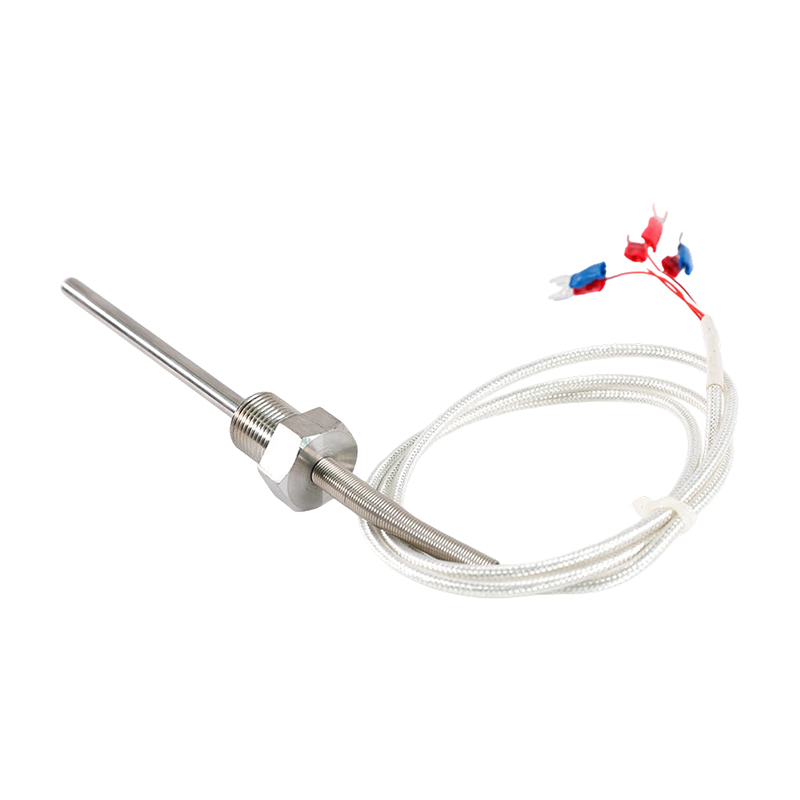 Langsung dari Pabrik - 200 ~ 450°C Kelas A 316 Rtd Pt100 Sensor Suhu Probe Termometer Resistansi Platinum 1/2