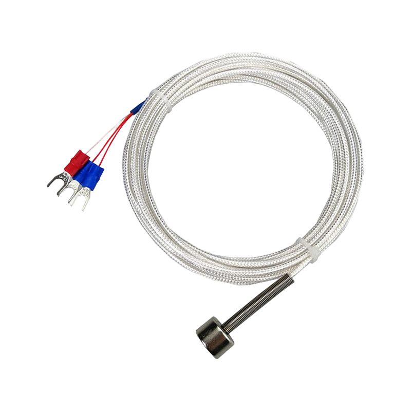 Sensor suhu PT100K magnetik dengan termometer resistensi platinum bermagnet (RTD) Daya tarik magnet yang kuat untuk termokopel