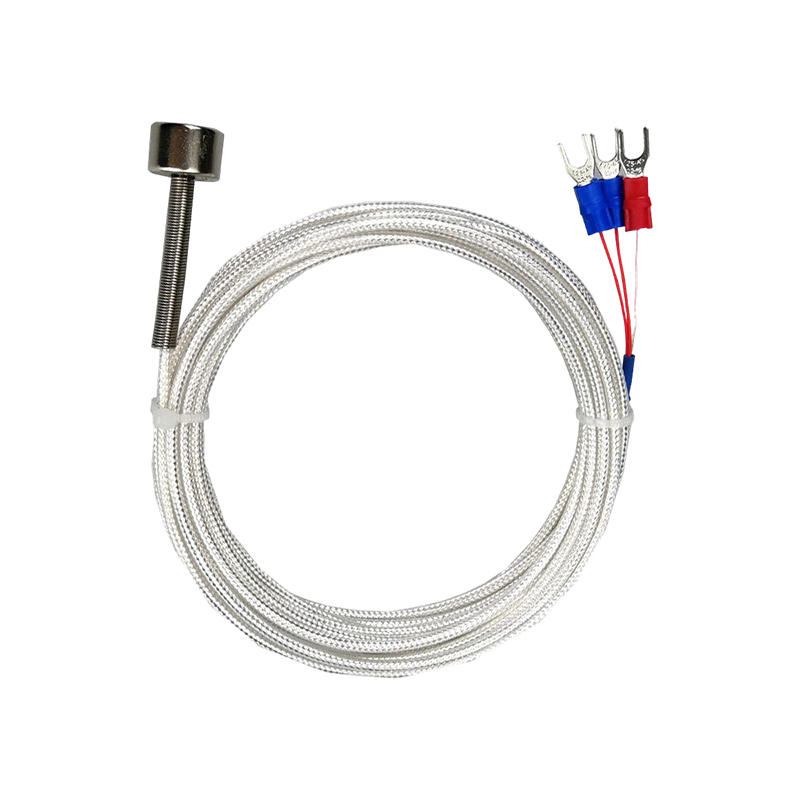 Sensor suhu PT100K magnetik dengan termometer resistensi platinum bermagnet (RTD) Daya tarik magnet yang kuat untuk termokopel