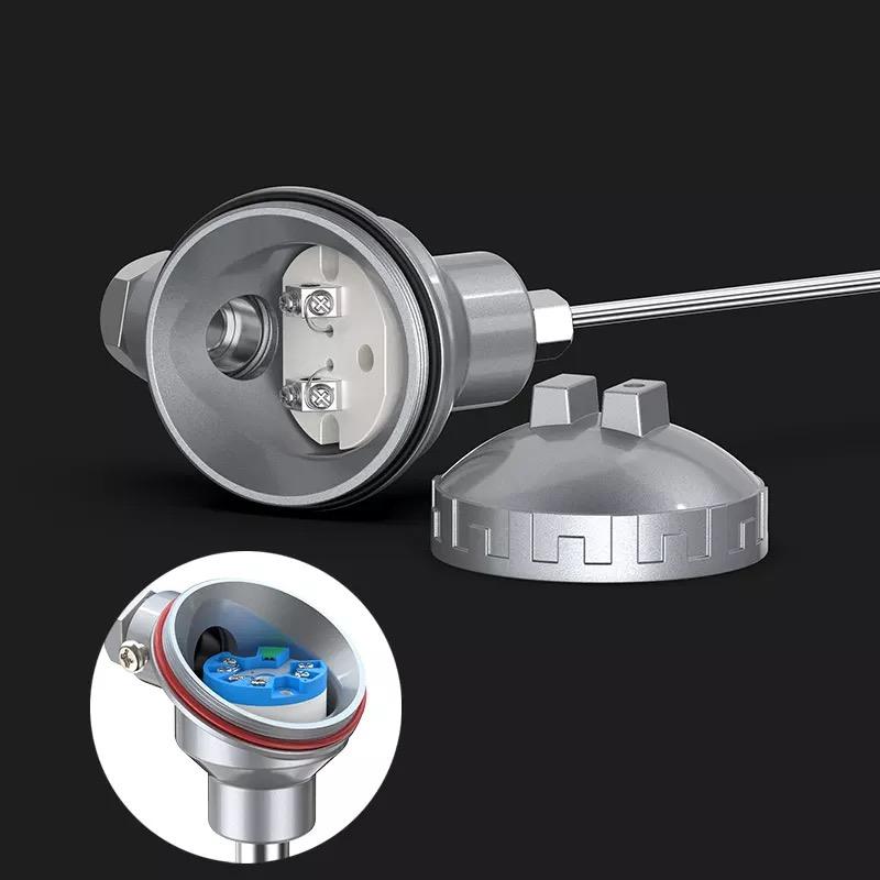 Sensor tungku industri suhu tinggi Probe baja tahan karat 1200°C Sensor termokopel tipe K