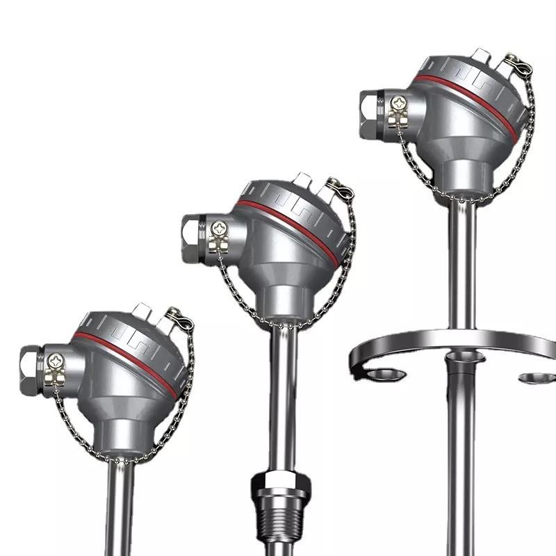 Sensor tungku industri suhu tinggi Probe baja tahan karat 1200°C Sensor termokopel tipe K