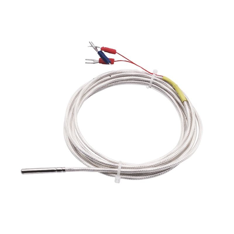 WZP-035 PT100 Probe Kabel 5 × 35Mm 1–20M Termometer Tahan Platinum RTD Tahan Korosi Tahan Air Sensor Suhu Anti-Korosi